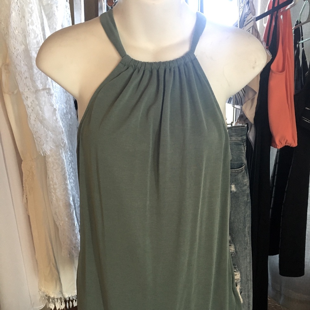 Green envelope small tank- super soft and flows